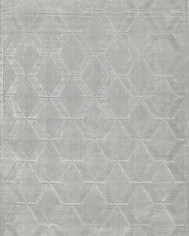 Brunello Hand-Loomed Light Silver Rug, 8' x 10'